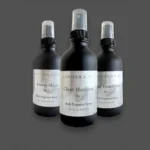 Lantern & Veil men's body fragrance sprays Clear Horizon No. 1, Blue Dominion No. 2, and Storm Skies No. 7