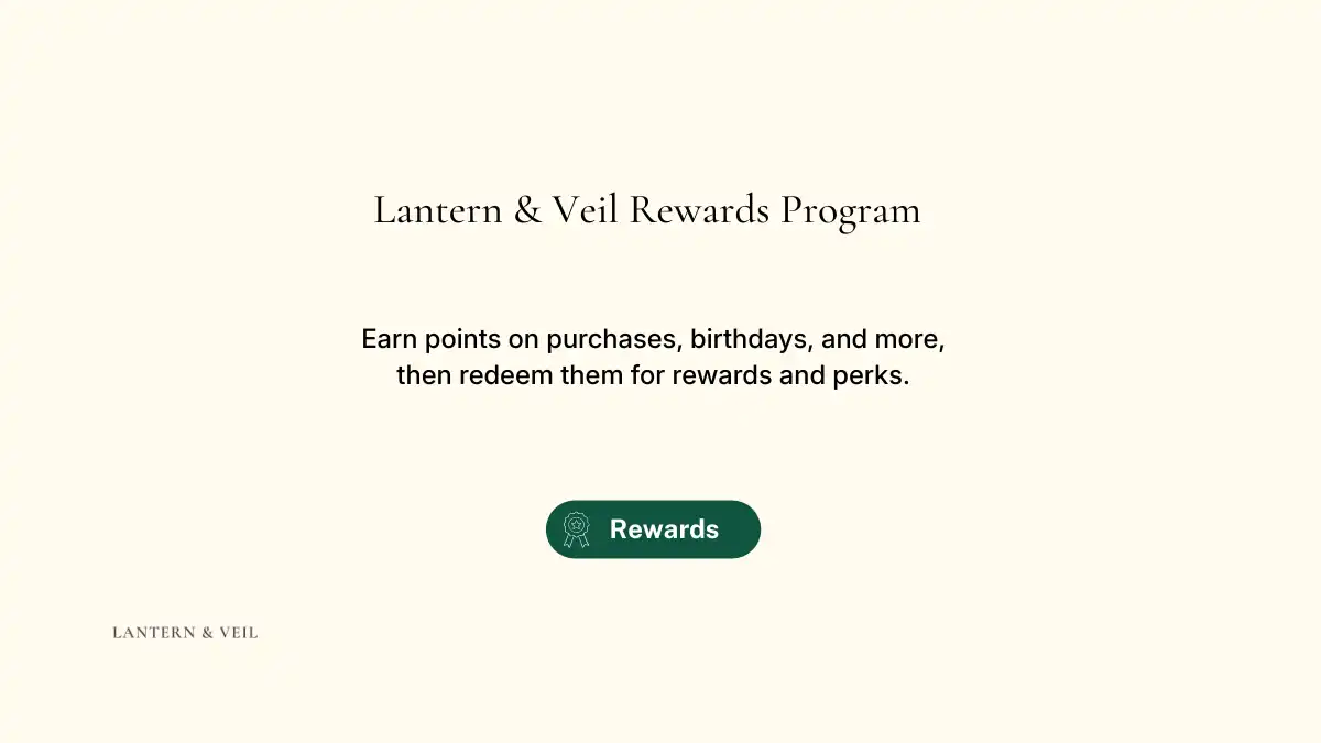 How the Lantern & Veil Rewards Program Works